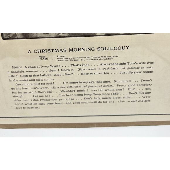 Magazine Advertisement Guest Telling You to Use Ivory Soap Christmas Morning - Picture 3 of 4